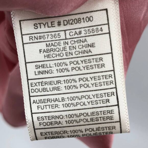 BB Dakota RSVP Blush Pink Spaghetti Strap Lace Up Back Side Zip Long Dress READ - Picture 6 of 10